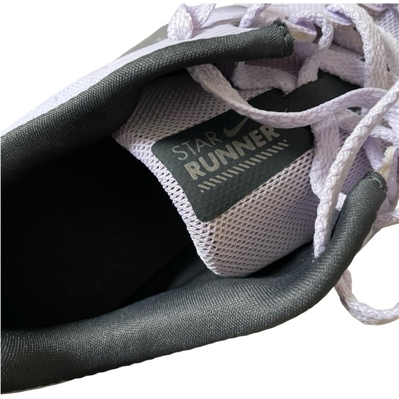 Nike Lavender Star Runner 2 Size 4.5 Youth / 6 Women - Picture 6 of 9